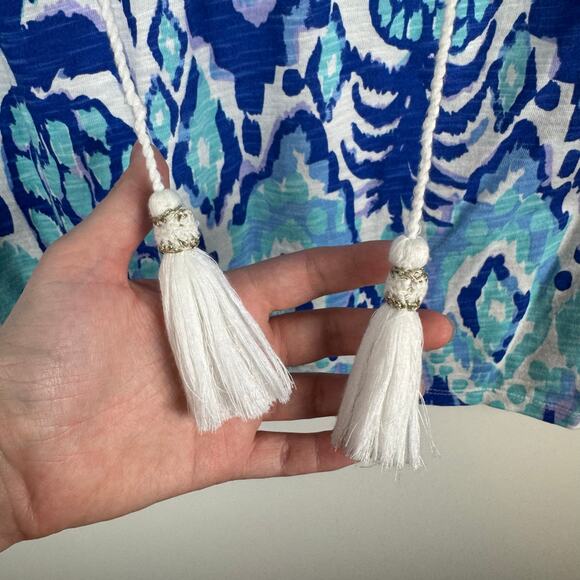 Lilly Pulitzer Womens Del Lago Tunic in Multi Salt in the Air Sz XS Preppy Beach - Picture 5 of 12